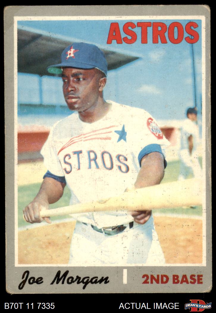 1970 Topps #537 Joe Morgan Astros HOF 1 - POOR - Picture 6 of 13