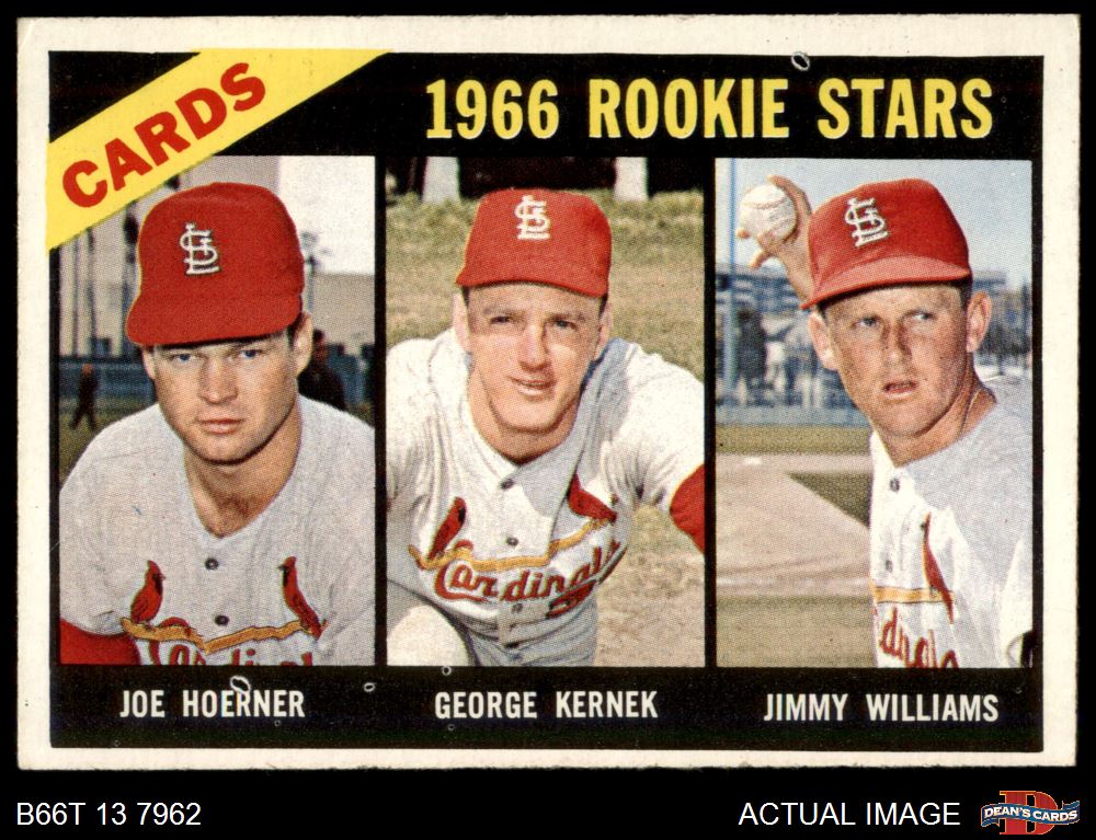 1966 Topps #544 Joe Hoerner Cardinals Rookies ROOKIE 5 - EX - Picture 2 of 5