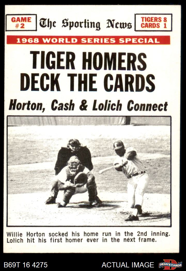 1969 Topps #163 Willie Horton 5 - EX - Picture 10 of 25