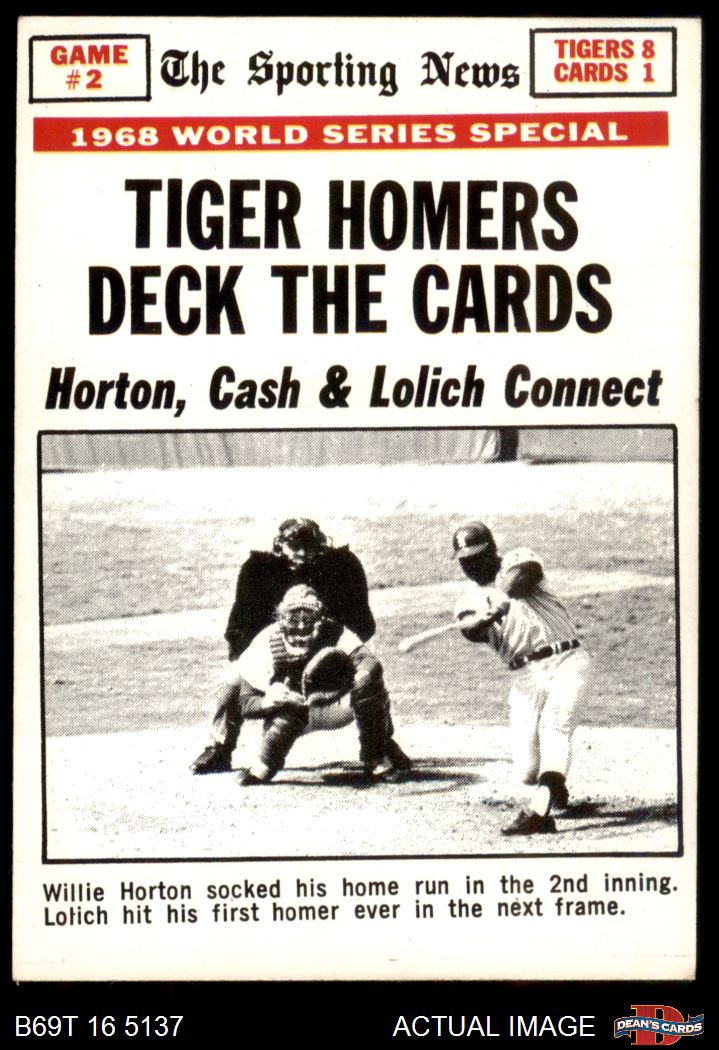 1969 Topps #163 Willie Horton 5 - EX - Picture 14 of 25
