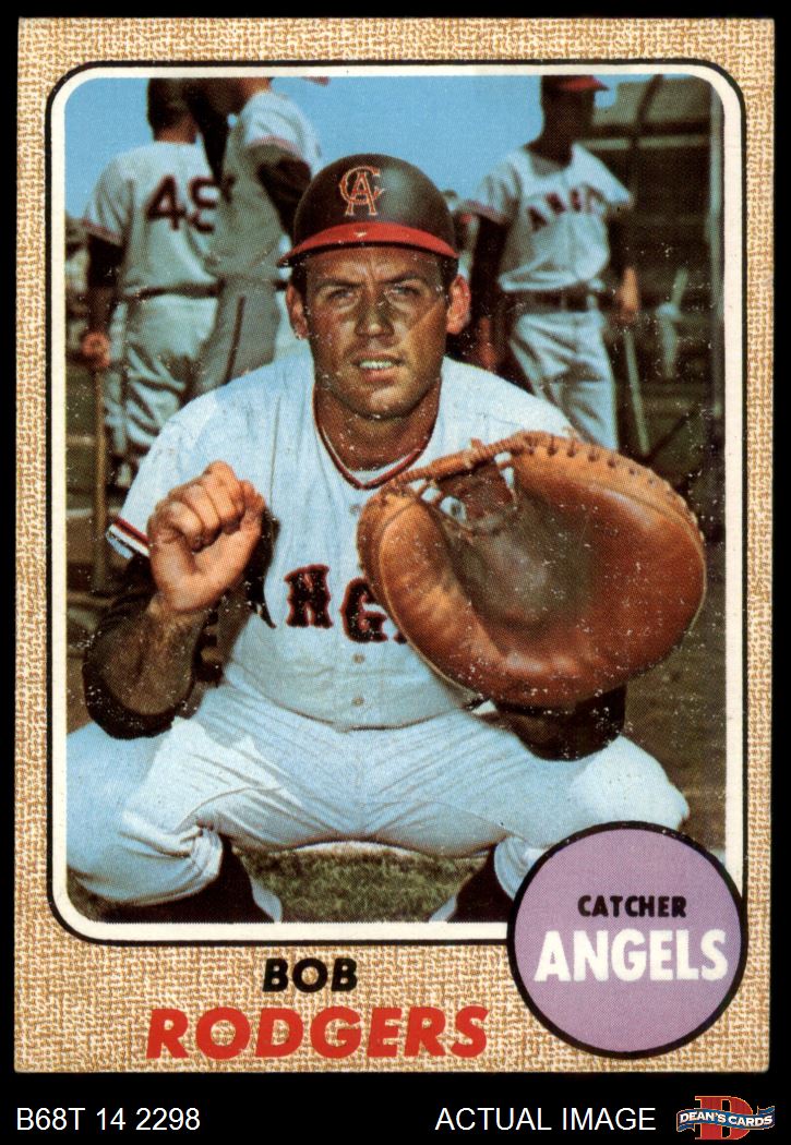 1968 Topps #433 Buck Rodgers Angels 6 - EX/MT