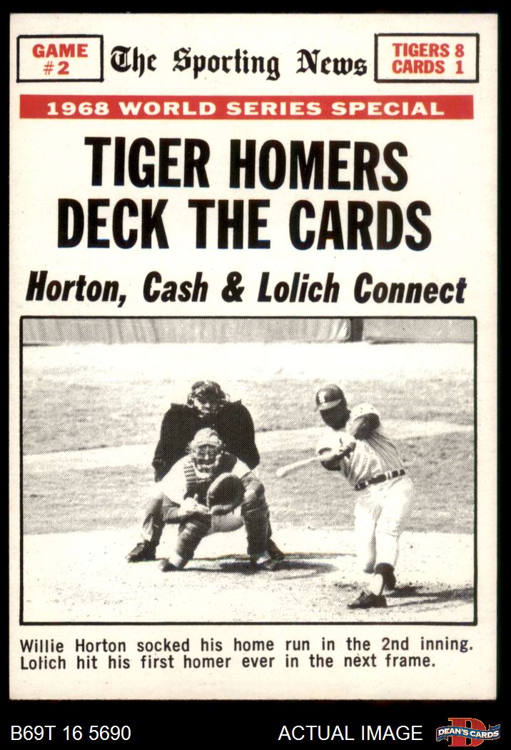 1969 Topps #163 Willie Horton 5 - EX - Picture 18 of 25