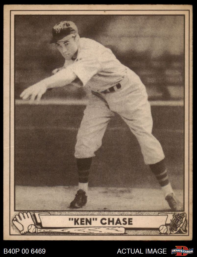 1940 Play Ball #19 Ken Chase Senators 4 - VG/EX - Picture 6 of 9