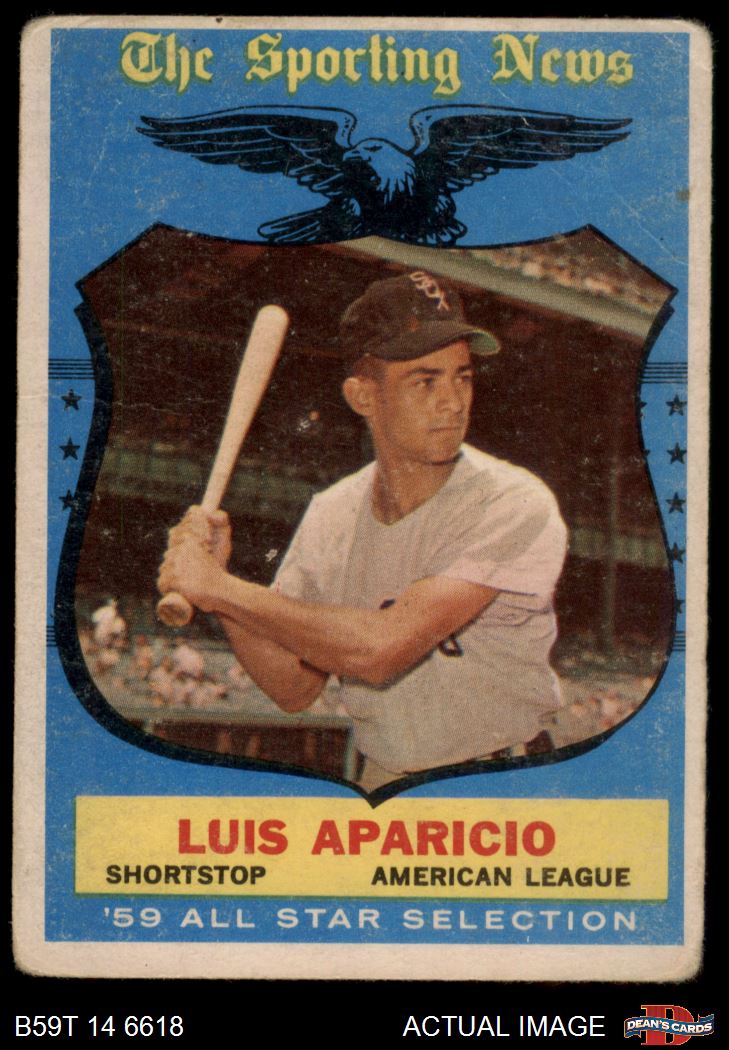 1959 Topps #560 Luis Aparicio All-Star White Sox HOF 1 - POOR