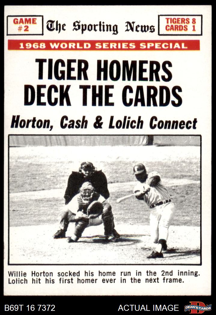 1969 Topps #163 Willie Horton 5 - EX - Picture 22 of 25