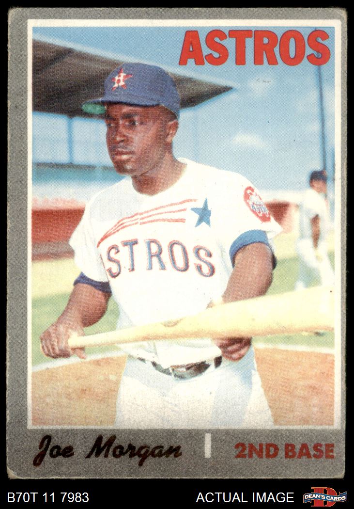 1970 Topps #537 Joe Morgan Astros HOF 1 - POOR - Picture 10 of 13