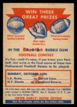 Contest Card Oct 14 - Rams vs. Lions  