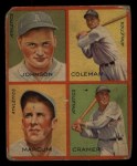 Ed Coleman / Doc Cramer / Bob Johnson / John Marcum 