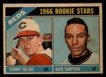 #311 Reds Rookies Tommy Helms / Dick Simpson 
