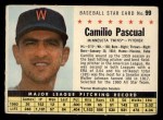 #99 Camilo Pascual  Perforated - Minnesota 