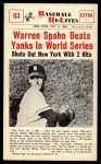 #63 Beats Yanks in World Series Warren Spahn 