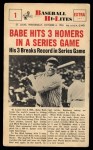 #1 Hits 3 Homers In Series Game Babe Ruth 