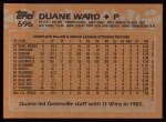 1988 Topps #696 Duane Ward<br />B88T-A 696<br /><a class='button AddToCart' data-ajax='true' data-ajax-mode='replace' data-ajax-update='#cart-info' href='/AddToCart?itemId=2090993&quantity=1&type=0'>Add To Cart</a>
