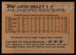 1988 Topps #423 John Smiley<br />B88T-A 423<br /><a class='button AddToCart' data-ajax='true' data-ajax-mode='replace' data-ajax-update='#cart-info' href='/AddToCart?itemId=2096748&quantity=1&type=0'>Add To Cart</a>