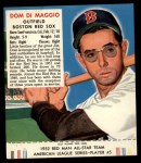 #5 Dom DiMaggio With Tab 
