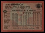 1983 Topps #297 Cliff Branch<br />F83T-B 297<br /><a class='button AddToCart' data-ajax='true' data-ajax-mode='replace' data-ajax-update='#cart-info' href='/AddToCart?itemId=2543869&quantity=1&type=0'>Add To Cart</a>