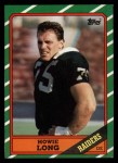 1986 Topps #67 Howie Long<br />F86T-A 67<br /><a class='button AddToCart' data-ajax='true' data-ajax-mode='replace' data-ajax-update='#cart-info' href='/AddToCart?itemId=2545640&quantity=1&type=0'>Add To Cart</a>