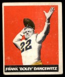 #38 Frank Dancewicz Blue Jersey Numbers 