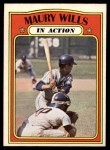 #438 In Action Maury Wills 