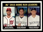 #244 NL HR Leaders Bryce Harper / Nolan Arenado / Carlos Gonzalez 