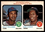 #61 Batting Leaders Billy Williams / Rod Carew 