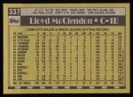 1990 Topps #337 Lloyd McClendon<br />B90T-H 337<br /><a class='button AddToCart' data-ajax='true' data-ajax-mode='replace' data-ajax-update='#cart-info' href='/AddToCart?itemId=3323035&quantity=1&type=0'>Add To Cart</a>