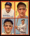 Jimmy DeShong / Johnny Allen / Red Rolfe / Dixie Walker 