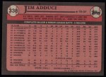 1989 Topps #338 Jim Adduci<br />B89T-I 338<br /><a class='button AddToCart' data-ajax='true' data-ajax-mode='replace' data-ajax-update='#cart-info' href='/AddToCart?itemId=3598863&quantity=1&type=0'>Add To Cart</a>