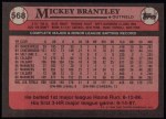 1989 Topps #568 Mickey Brantley<br />B89T-I 568<br /><a class='button AddToCart' data-ajax='true' data-ajax-mode='replace' data-ajax-update='#cart-info' href='/AddToCart?itemId=3599093&quantity=1&type=0'>Add To Cart</a>