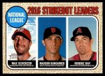 #11 NL Strikeout Leaders Robbie Ray / Madison Bumgarner / Max Scherzer 