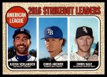 #12 AL Strikeout Leaders Justin Verlander / Chris Sale / Chris Archer 
