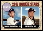 #76 Braves Rookies Dansby Swanson / Rio Ruiz 