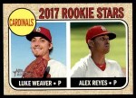 #162 Cardinals Rookies Luke Weaver / Alex Reyes 