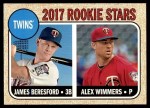 #179 Twins Rookies James Beresford / Alex Wimmers 
