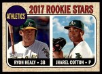 #199 Athletics Rookies Jharel Cotton / Ryon Healy 