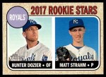 #203 Royals Rookies Hunter Dozier / Matt Strahm 