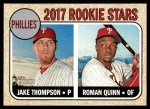 #275 Phillies Rookies Roman Quinn / Jake Thompson 