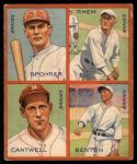Al Spohrer / Flint Rhem / Ben Cantwell / Larry Benton 