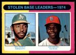 #309 SB Leaders Lou Brock / Bill North 