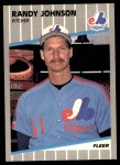#381 Randy Johnson The Marlboro Sign on the scoreboard can be slightly visible on some cards 