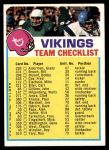 1973 Topps Checklist  Vikings<br />F73C 04 5117<br /><a class='button AddToCart' data-ajax='true' data-ajax-mode='replace' data-ajax-update='#cart-info' href='/AddToCart?itemId=3735095&quantity=1&type=0'>Add To Cart</a>