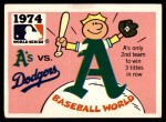 #72 1974 A's / Dodgers  