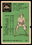 #25 Gerry Coleman 