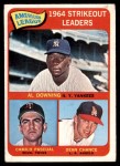 #11 AL Strikeout Leaders Al Downing / Camilo Pascual / Dean Chance 