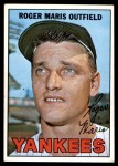 #45 Blank Back Proof Roger Maris Yankees 