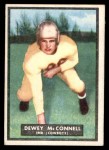 #21 Dewey McConnell Card back un-rubbed 