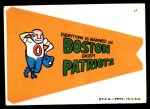 #27 Boston Patriots  