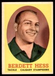 #83 Berdett Hess 