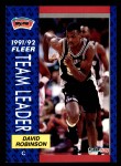 #395 Spurs Leaders David Robinson 