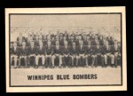#169 Winnipeg Blue Bombers Team